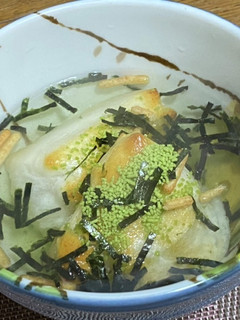 永谷園のお茶漬け海苔で雑煮-レシピのメイン写真