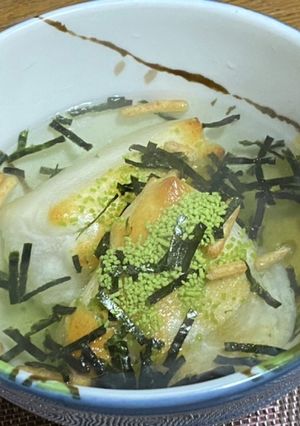 永谷園のお茶漬け海苔で雑煮-レシピのメイン写真