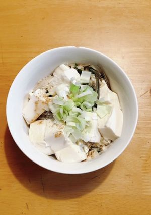 豆腐とわかめのオートミールがゆ-レシピのメイン写真