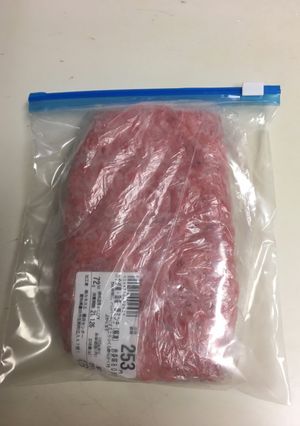 ひき肉の冷凍保存-レシピのメイン写真
