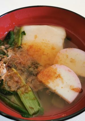 名古屋のお雑煮（小松菜多め）-レシピのメイン写真