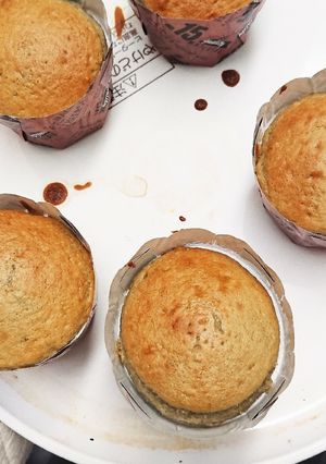 余った黒豆とHMで簡単カップケーキ-レシピのメイン写真