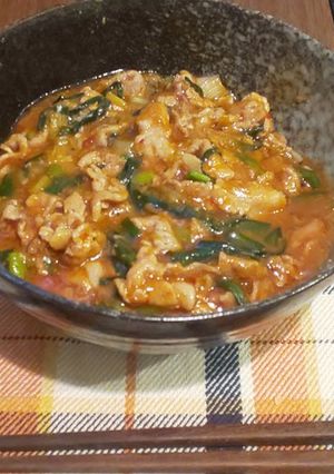 汁なし辛い麺（汁なし担々麺風）-レシピのメイン写真