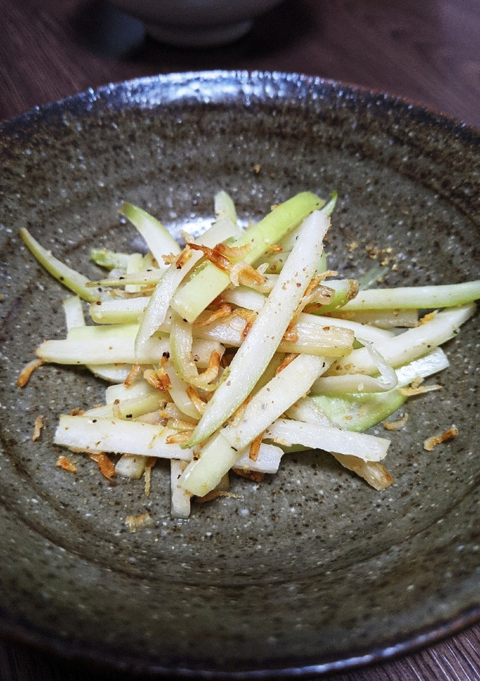 大根の皮の炒めもの山椒風味-レシピのメイン写真