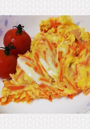 【時短】バター風味人参のしりしり風焼-レシピのメイン写真