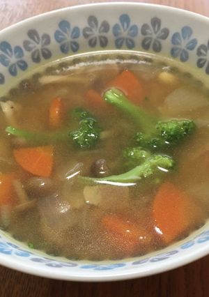 カレーを食べ終わった後に作るカレースープ-レシピのメイン写真