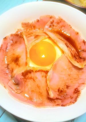 柔らかジューシーロースハム玉子飯-レシピのメイン写真