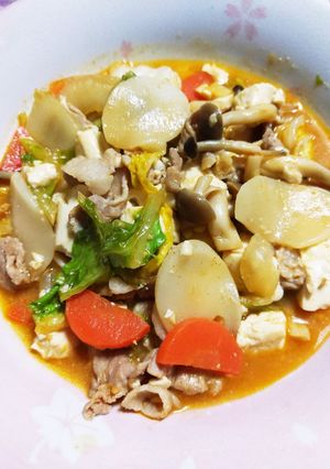 サムジャンで簡単豆腐チゲ-レシピのメイン写真