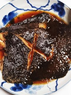 黒かれい(子持ち)の煮付け-レシピのメイン写真