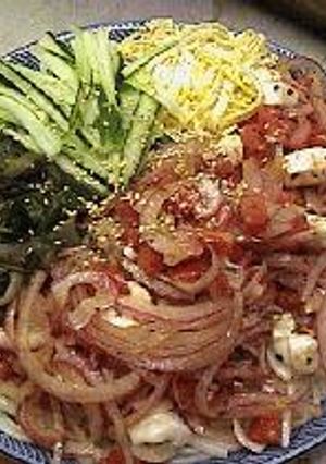 カプレ－ゼの冷やしうどん de Tanto!-レシピのメイン写真