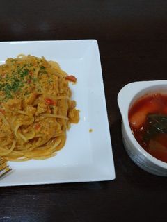 *残ったカレーで簡単パスタ*-レシピのメイン写真