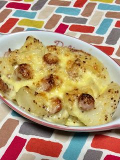 超簡単☆粒マスタードのマヨポテトグラタン-レシピのメイン写真