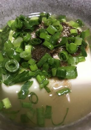 温やっこ-レシピのメイン写真