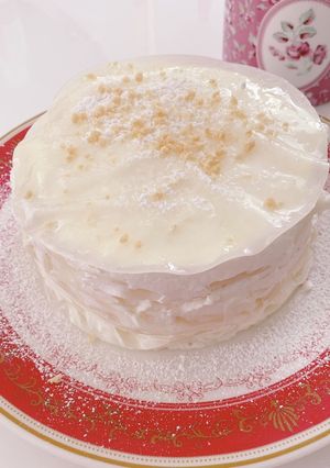 餃子の皮で簡単♡ヘルシーミルクレープ-レシピのメイン写真