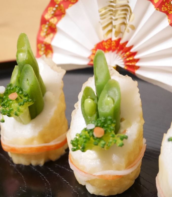 お正月に！超簡単！ちくわ門松-レシピのメイン写真
