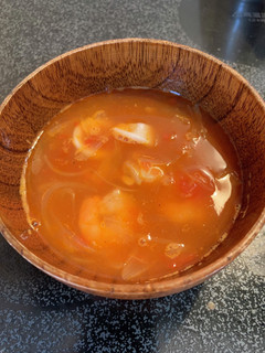 オニオンスープから魚介の香るトマトスープ-レシピのメイン写真