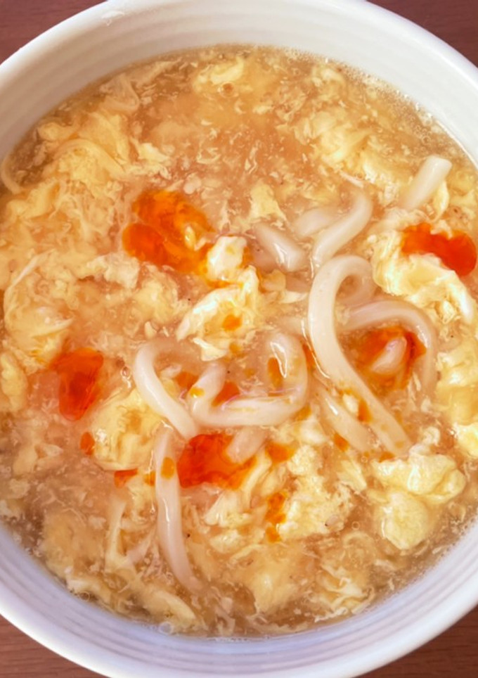 やさしいスープ♡中華風玉子とろみうどん-レシピのメイン写真