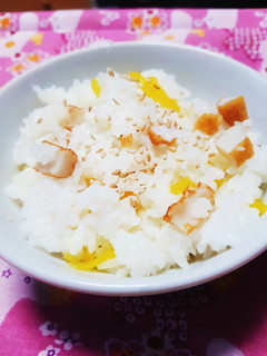 さつま揚げ&たくわんごはん-レシピのメイン写真