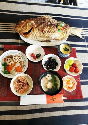 お食い初めメニュー-レシピのメイン写真