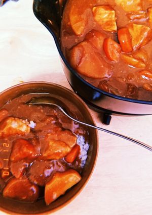 【覚書】ちょいなべでカレーつくってみた。-レシピのメイン写真