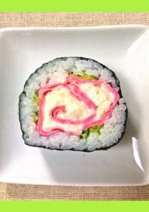 おうちで恵方巻き②★バラのサラダ巻き3種-レシピのメイン写真