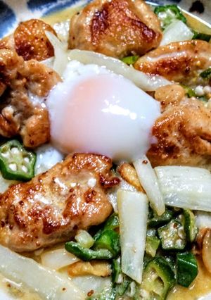 鳥もも肉と白菜のマスタード炒め-レシピのメイン写真