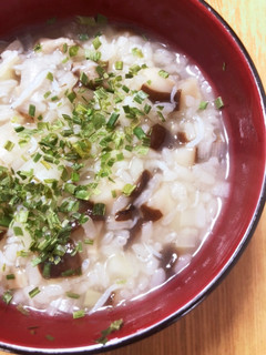 風邪ひきさんへ♡しらすとネギの雑炊-レシピのメイン写真