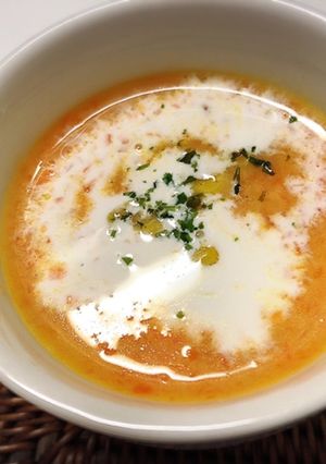 簡単！栄養満点！温か〜にんじんポタージュ-レシピのメイン写真