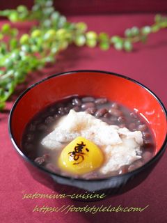 甘さ控えめ圧力鍋で手作りぜんざい♪-レシピのメイン写真