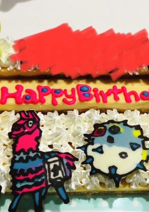フォートナイトデコチョコケーキ-レシピのメイン写真