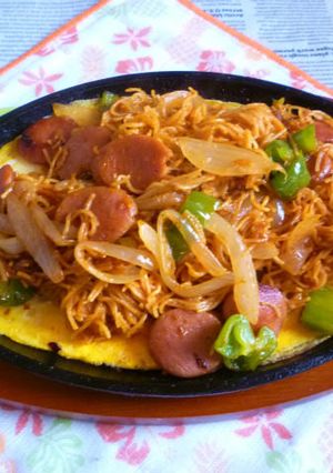カッペリーニで深夜食堂風ナポリタンを-レシピのメイン写真