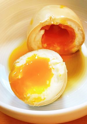 小鍋で簡単半熟卵♡味玉や塩を付けて♫-レシピのメイン写真