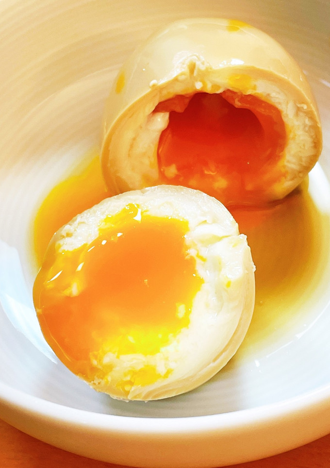 小鍋で簡単半熟卵♡味玉や塩を付けて♫-レシピのメイン写真
