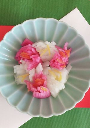 おせちにも♪大根の花形漬け物-レシピのメイン写真