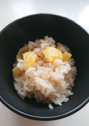 こども喜ぶ☆瓶入の甘露煮で簡単☆栗おこわ-レシピのメイン写真