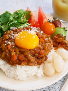 鶏むね肉とりんごのヘルシーキーマカレー-レシピのメイン写真
