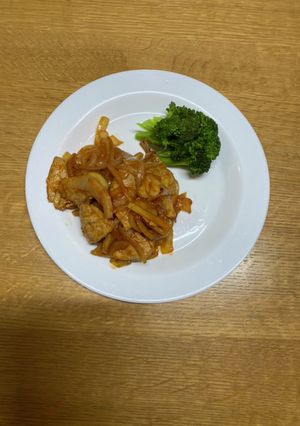 豚肉のケチャップ炒め(ポークチャップ)-レシピのメイン写真