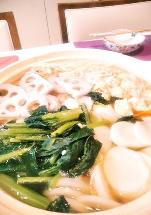 鶏つくねと根菜鍋-レシピのメイン写真