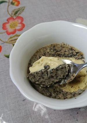 なめらかゴマプリン-レシピのメイン写真