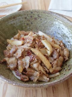 【絶品】蓮根と豚バラの甘辛炒め♪-レシピのメイン写真