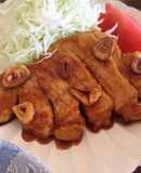 塩麹と豚丼のタレであっという間☆トンテキ