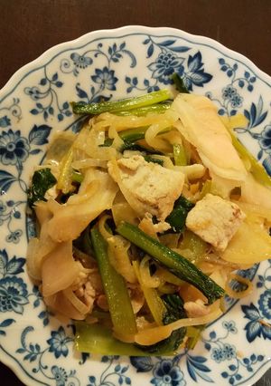 生姜の甘酢漬け（ガリ）で野菜炒め-レシピのメイン写真