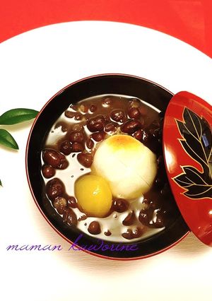 鏡開きにおぜんざい-レシピのメイン写真