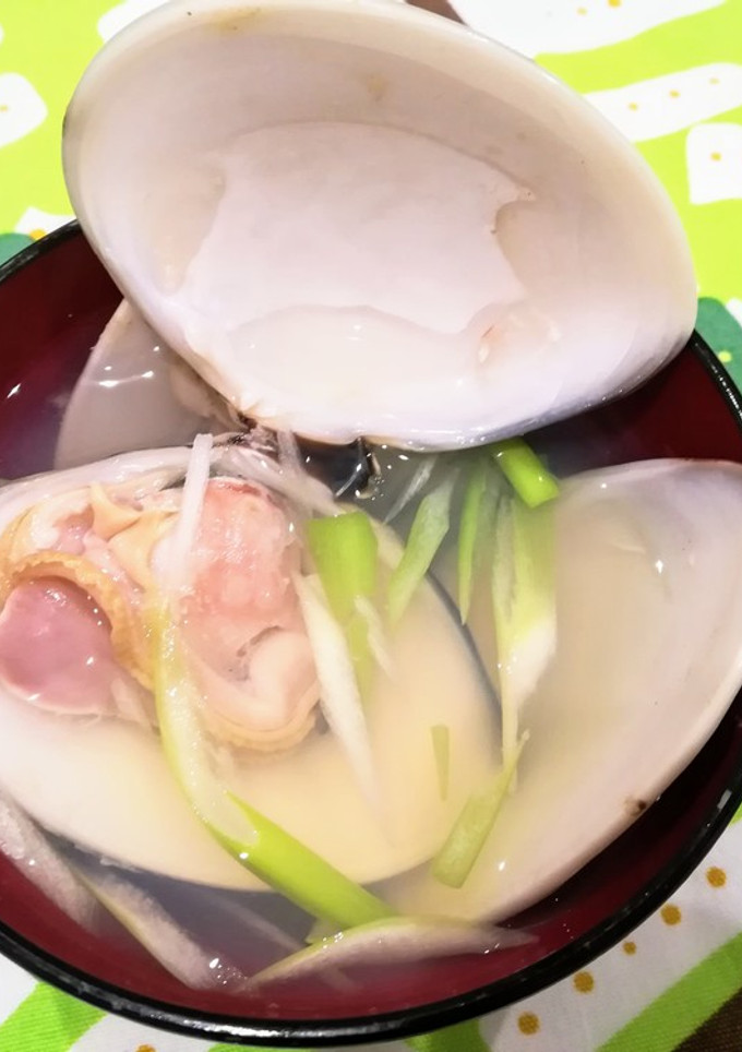 はまぐり酒蒸し潮汁-レシピのメイン写真