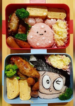 すみっこぐらし弁当⑦&スネ夫-レシピのメイン写真