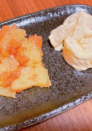 かずのこ梅カツオ和え&柚子胡椒マヨ和え-レシピのメイン写真