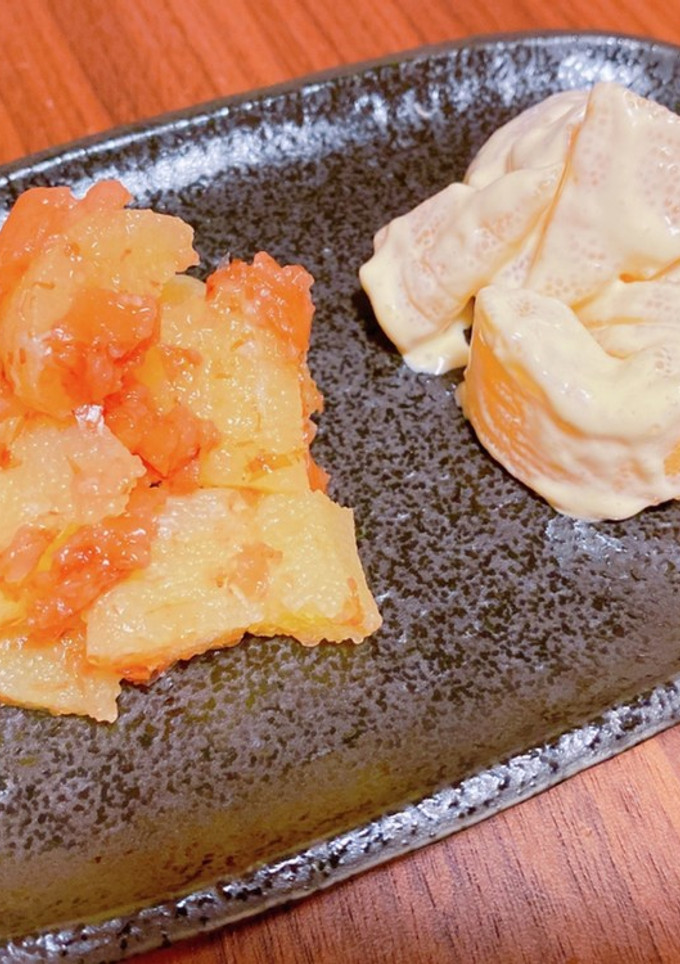 かずのこ梅カツオ和え&柚子胡椒マヨ和え-レシピのメイン写真