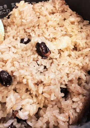 黒豆とココナッツミルクのおやつごはん-レシピのメイン写真