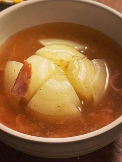 圧力鍋で簡単☆まるごと玉ねぎスープ-レシピのメイン写真