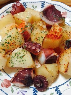にんにく香るタコとじゃがいもピリ辛炒め-レシピのメイン写真